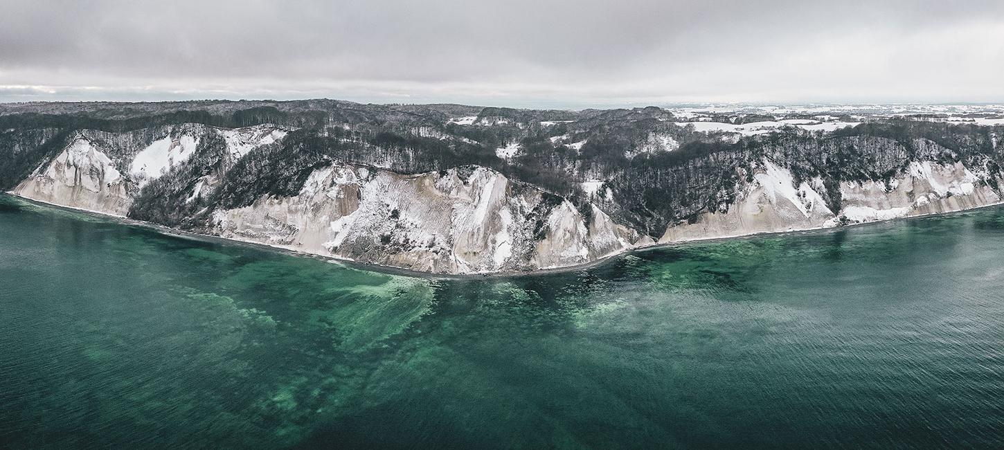 Møns Klint vinter