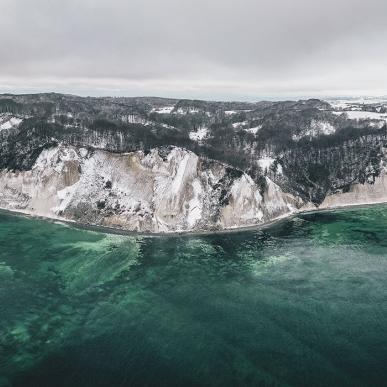 Møns Klint vinter