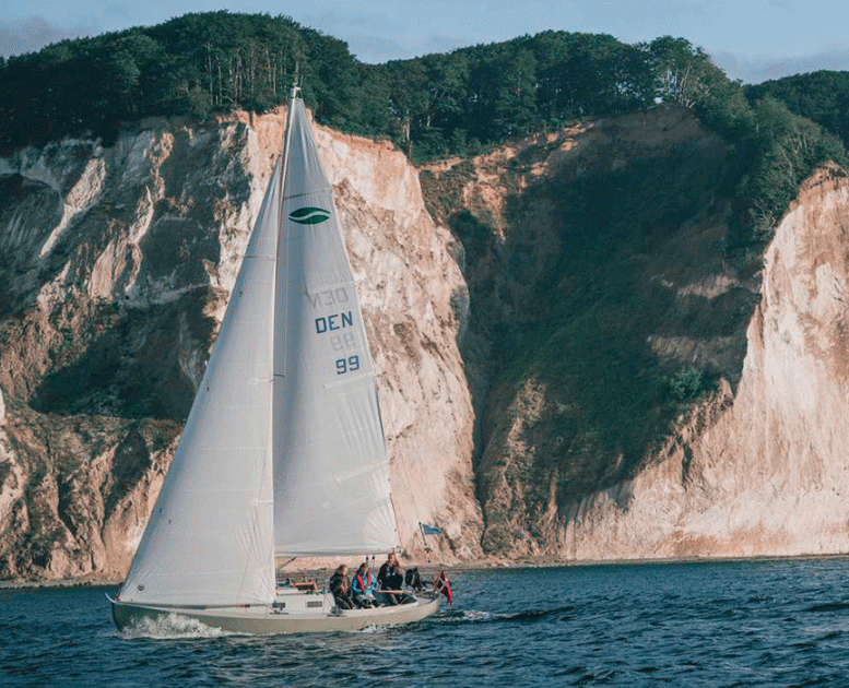 Møns klint til havs